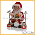 8" Playing The Drums Santa Claus 